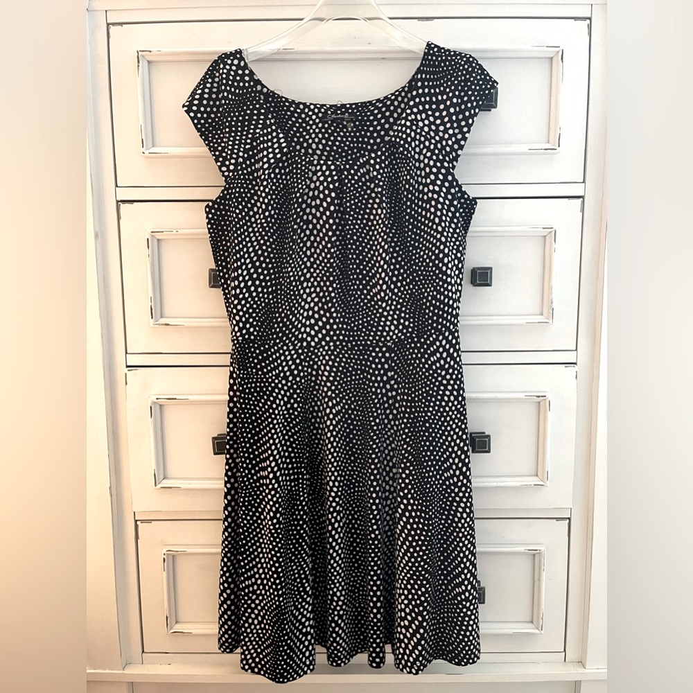 Charlie fit and flare dot dress